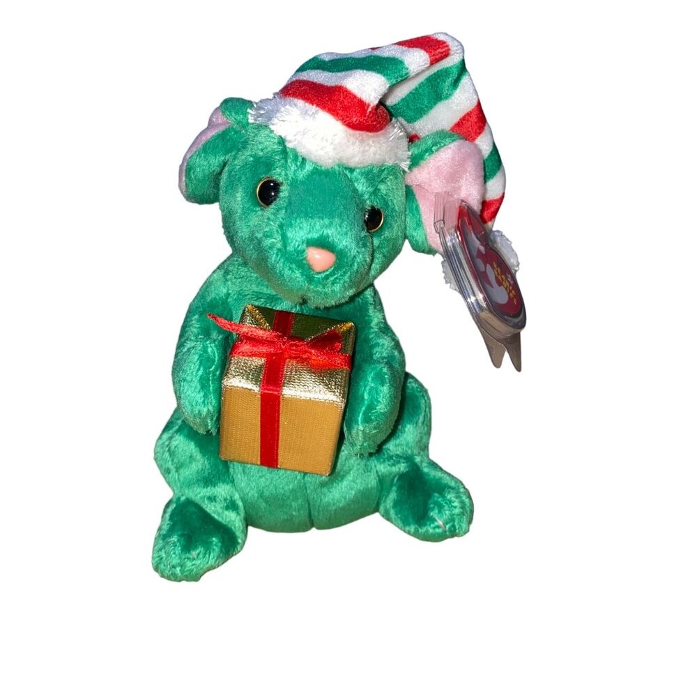 Ty Beanie Babies Tidings Mouse Plush Holiday Christmas Collectible Vintage-Style